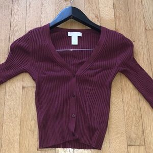 H&M Rib-knit Cardigan